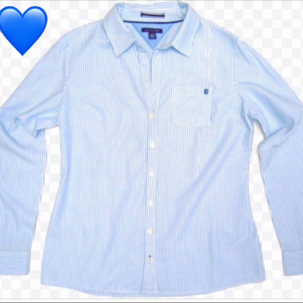 👔{Tommy Hilfiger} Pinstripe Button Down🏆